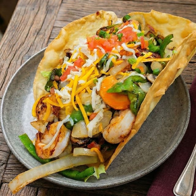 Fajita Salad.